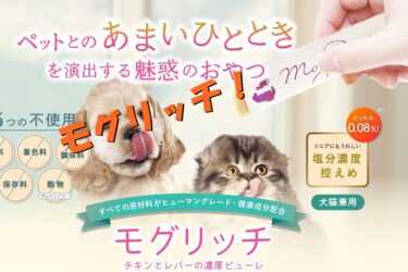 ネコのおやつにはモグリッチ！３つのポイントとこだわりは・・！